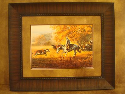 TIM COX FRAMED "FACE TO FACE" OPEN EDITON PRINT