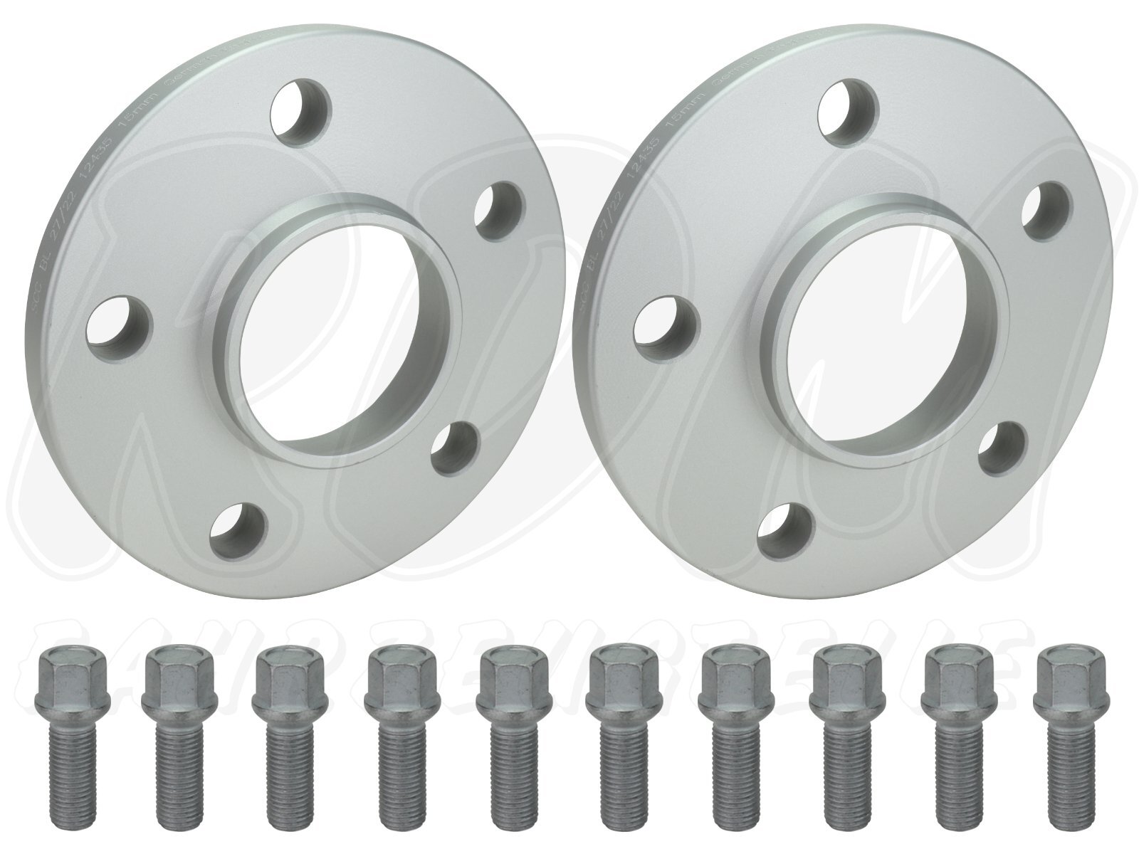 SCC Allargamento Corsia 20 Mm 2 X 10 Mm Per VW Incl. Viti Ruota