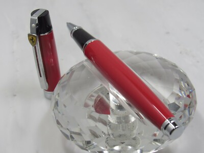 GORGEOUS HIGH QUALITY SHEAFFER RED WITH LOGO ON CLIP ROLLER BALL PEN
