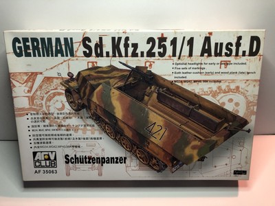 1/35 AFV CLUB GERMAN SdKfz.241/1 Ausf D Schutzenpanzer35063