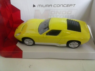 MONDO MOTORS 1:43 AUTO DIE CAST LAMBORGHINI MIURA CONCEPT GIALLO ART 53079