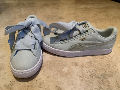 Puma Basket Heart Canvas Size 8