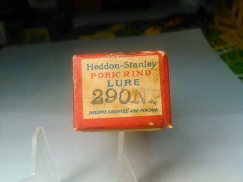 Vintage Heddon Stanley King Box Only.  290NP.  Pork Rinds Lure