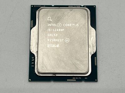 CPU Intel Core i5-12400F CPU LGA 1700 Intel Core i5-12400F CPU - Socket LGA 1700 6 Cores 12