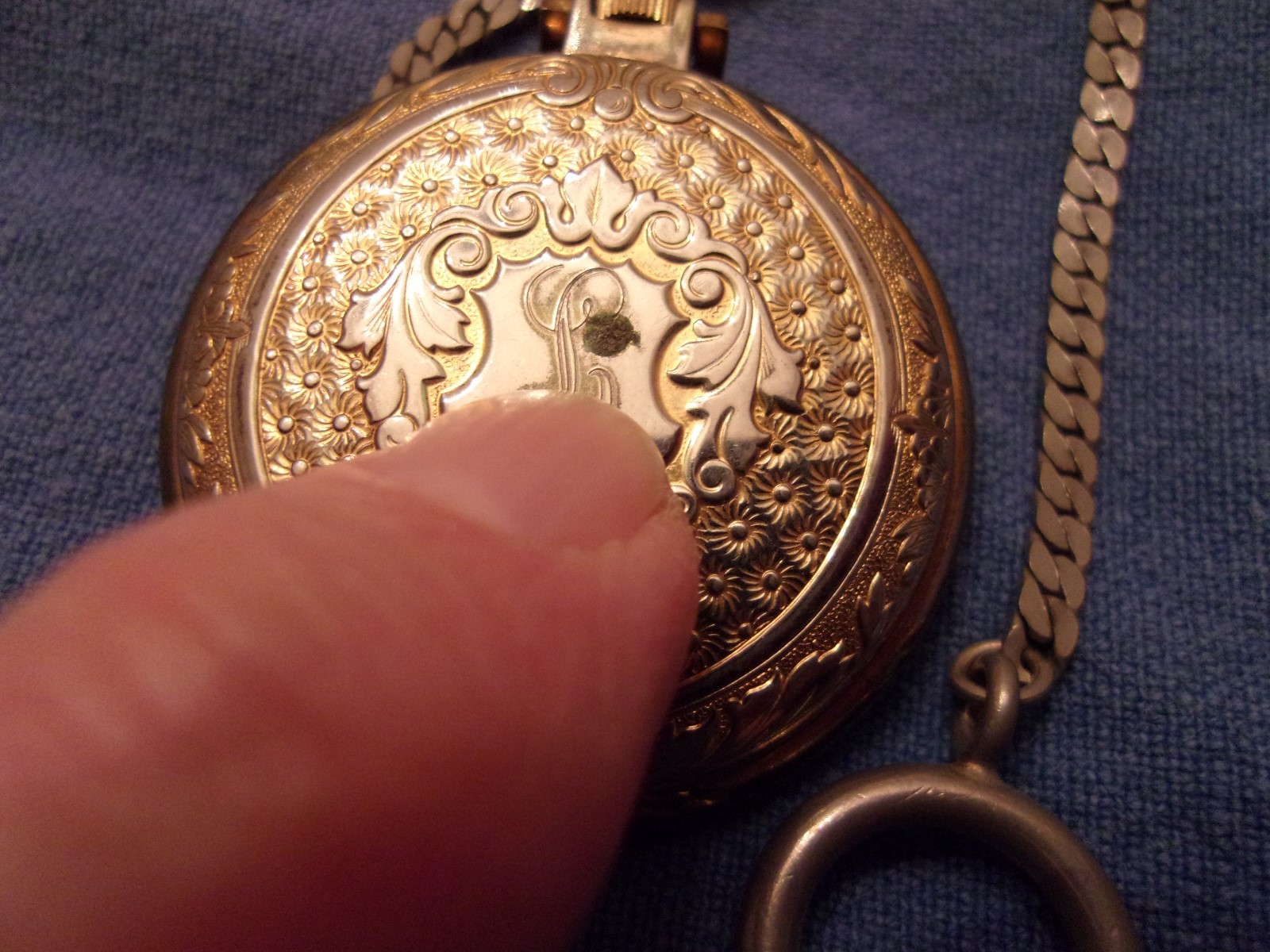 Vintage COLIBRI Quartz POCKET WATCH Swiss Made Service Award ~ WORKS