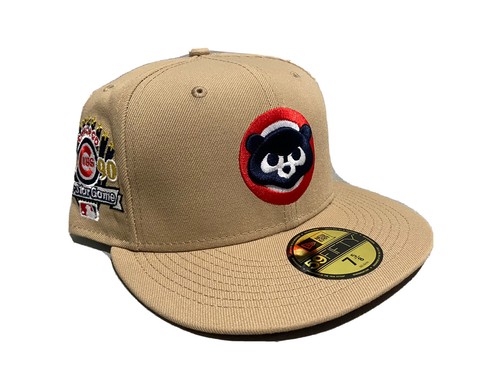 【7 5/8 】GAME CUSTOM NEW ERA 59FIFTY New Era 59Fifty Chicago Cubs Fitted Hat Size 7 5/8 Red UV