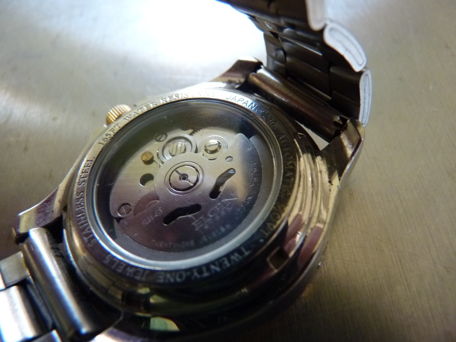 Vintage Watchmakers Elgin Automatic Divers Watch