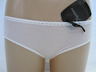 Fayreform Ladies Pixilate Bikini Underwear sizes Small Large XL Colour White