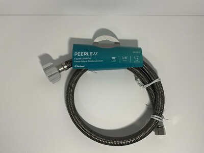 Peerless faucet connector 30 inch length 3/8 inch compr. 1/2 FIP