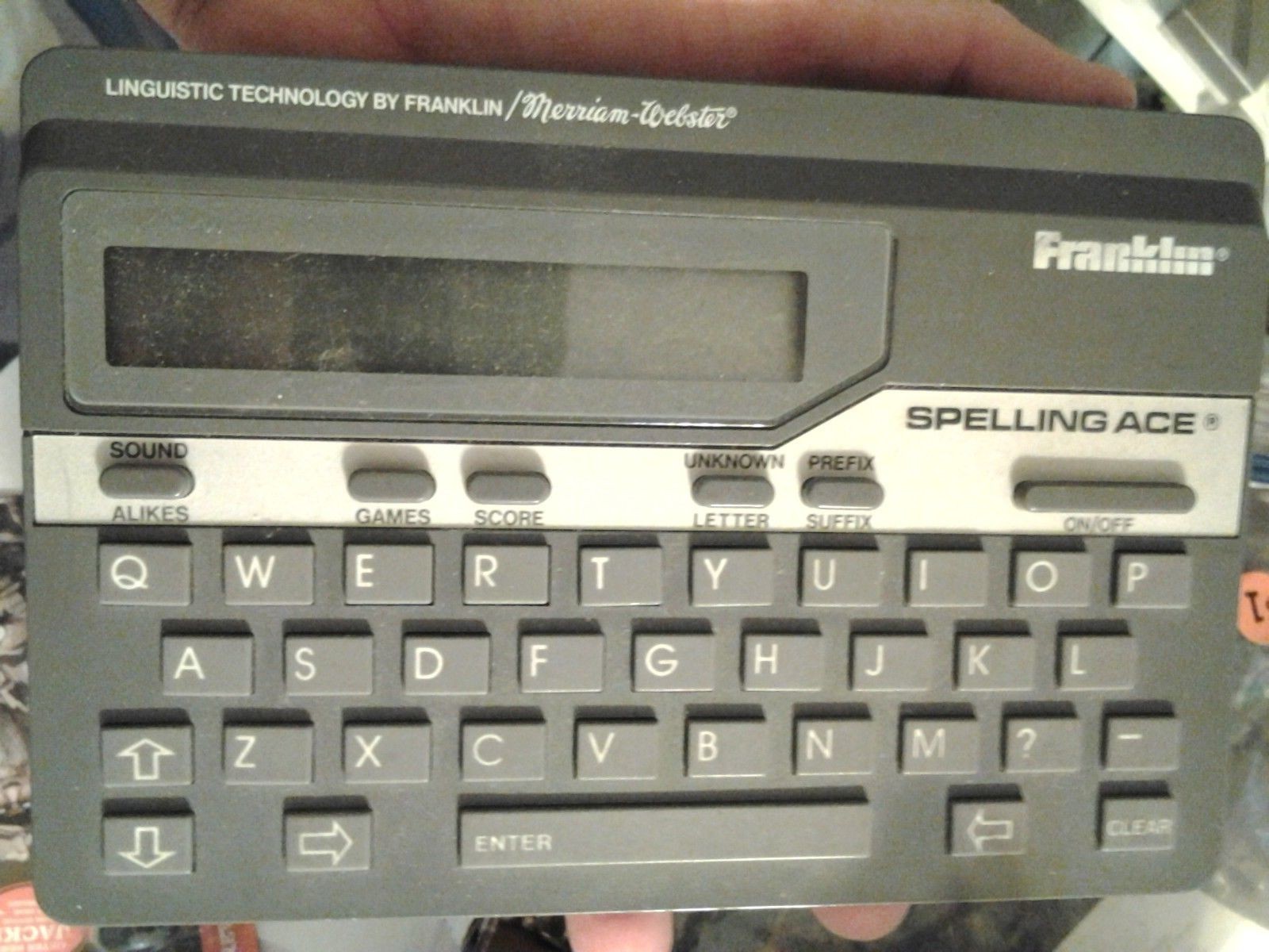 Vtg Franklin Spelling Ace with Thesaurus Electronic Dictionary SA 98A