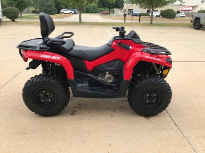 2017 Can-Am Outlander MAX 450 141 Miles Viper Red