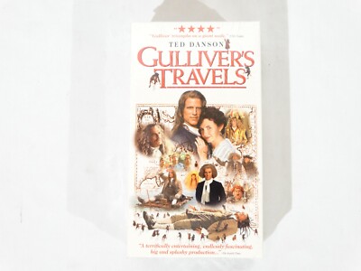 Gulliver's Travels (VHS, 1996, 2 Tape Set 175 Min) Ted Danson New Sealed
