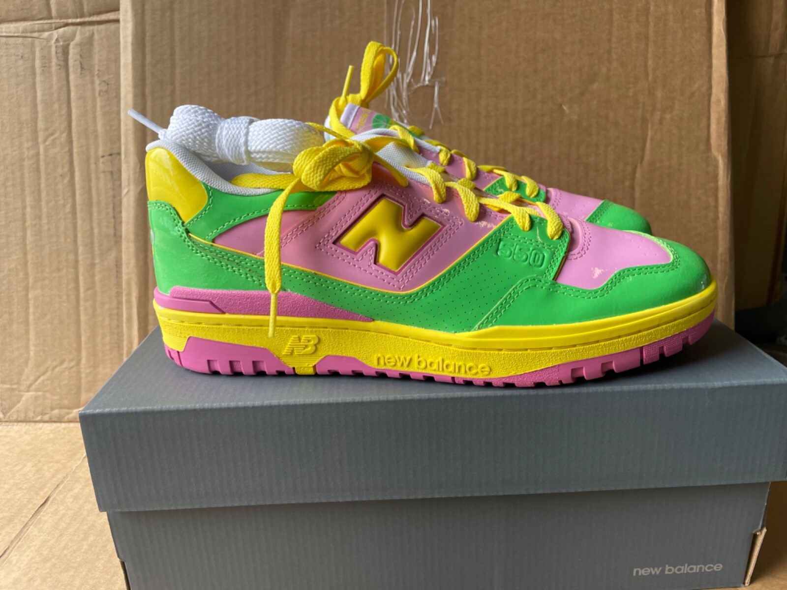New Balance BB550 Marquette Mens BB550YKA Patent Leather