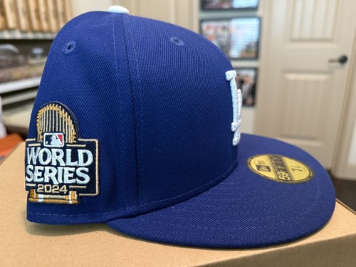 New Era LA Dodgers キャップ 7 1/2サイズ New Era LA Dodgers Hat Size 7 7/8 Blue World Series