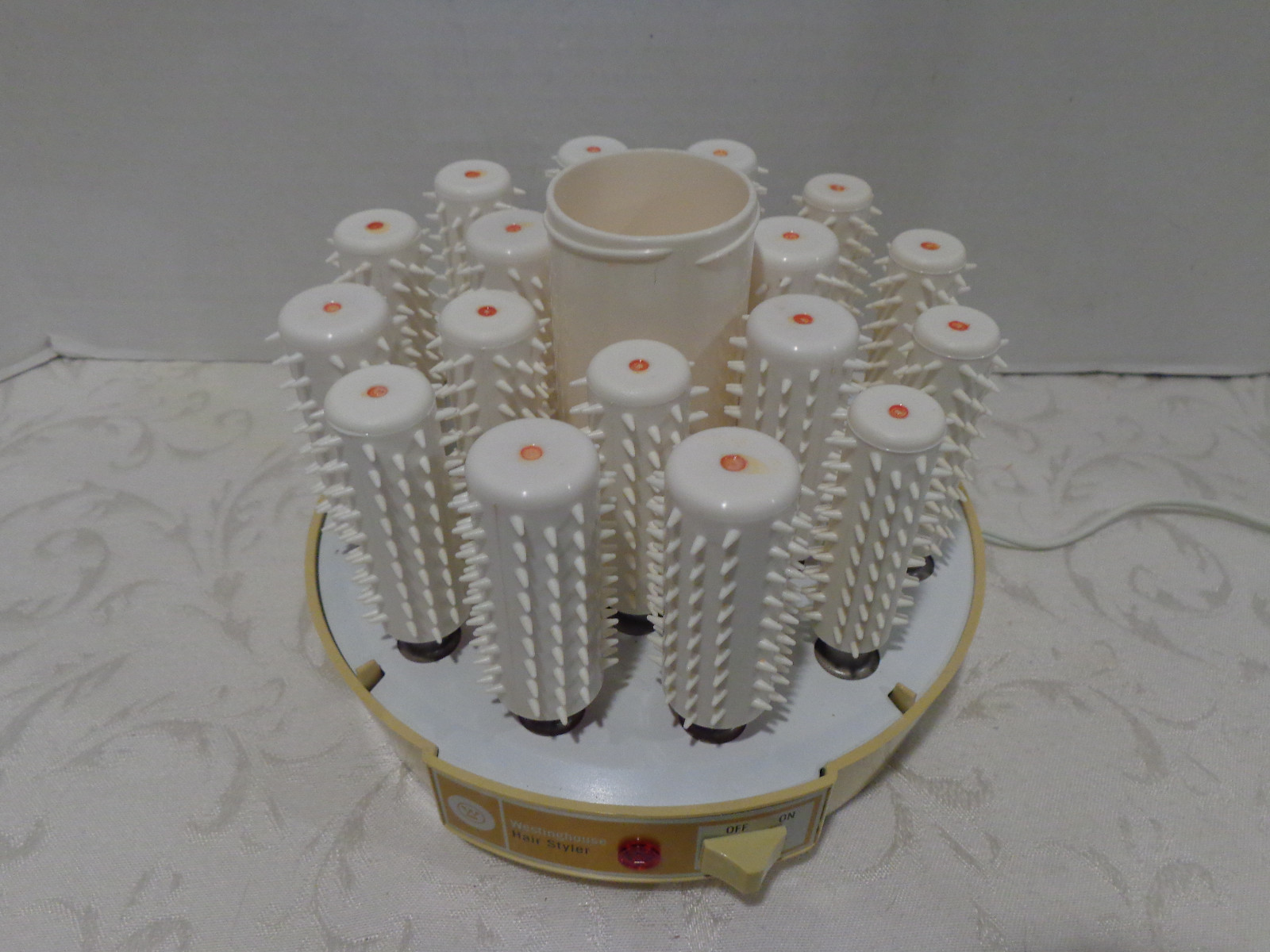 VINTAGE G E WESTINGHOUSE ELECTRIC HOT ROLLERS CURLERS PHC20- 2 HAIR STYLER USA