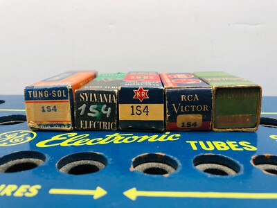 Lot of 5 1S4 Misc Brands NOS NIB Untested Tube
