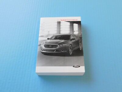 2014 Ford Taurus Factory Owners Owner's Manual