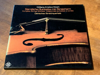Mozart Complete String Quintets DANISH STRING QUARTET TELEFUNKEN VALOIS 5LP BOX