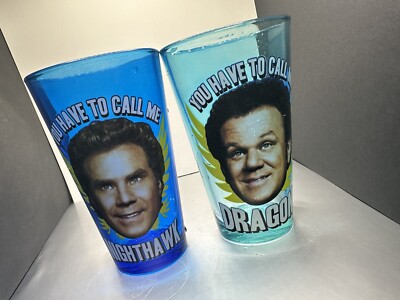 Stepbrothers 2018 Columbia Pictures Nighthawk and Dragon Beer Glasses Set Of 2