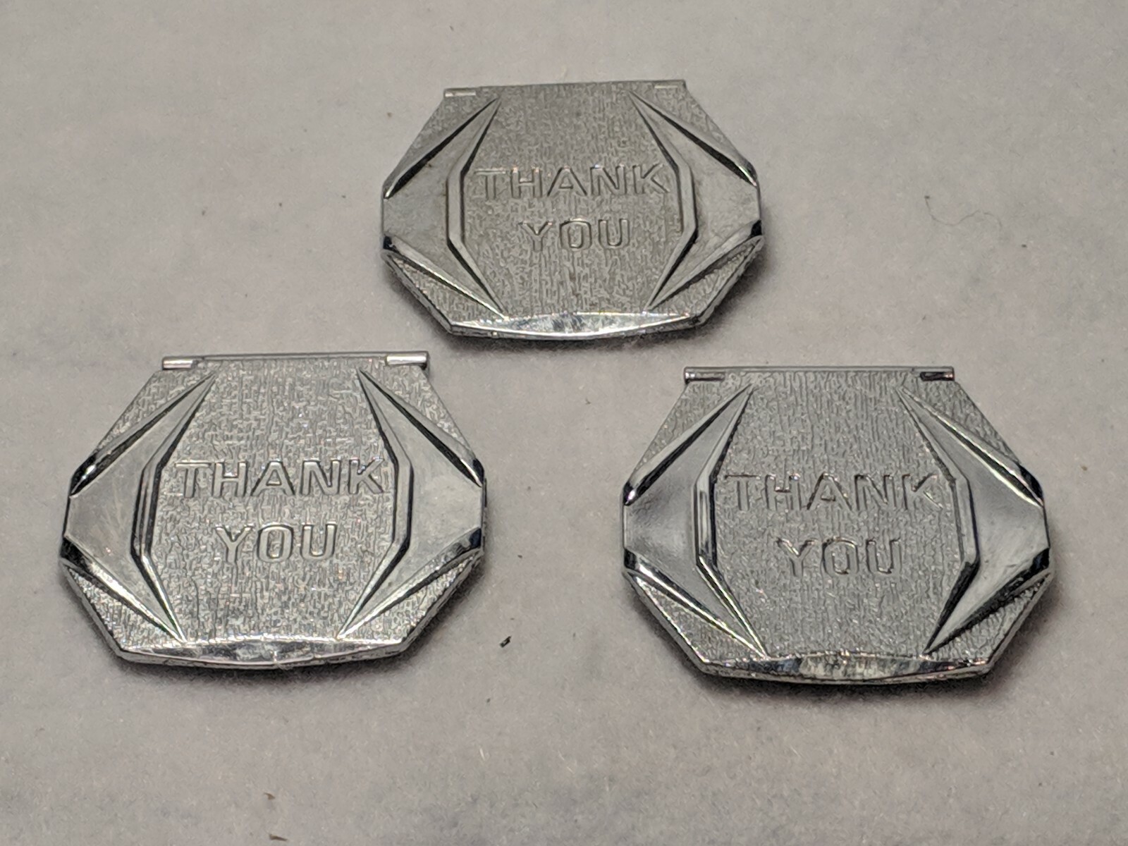 Set of 3 Thank You Vending Chute Cover Flap Door Oak A&A Eagle Gumball