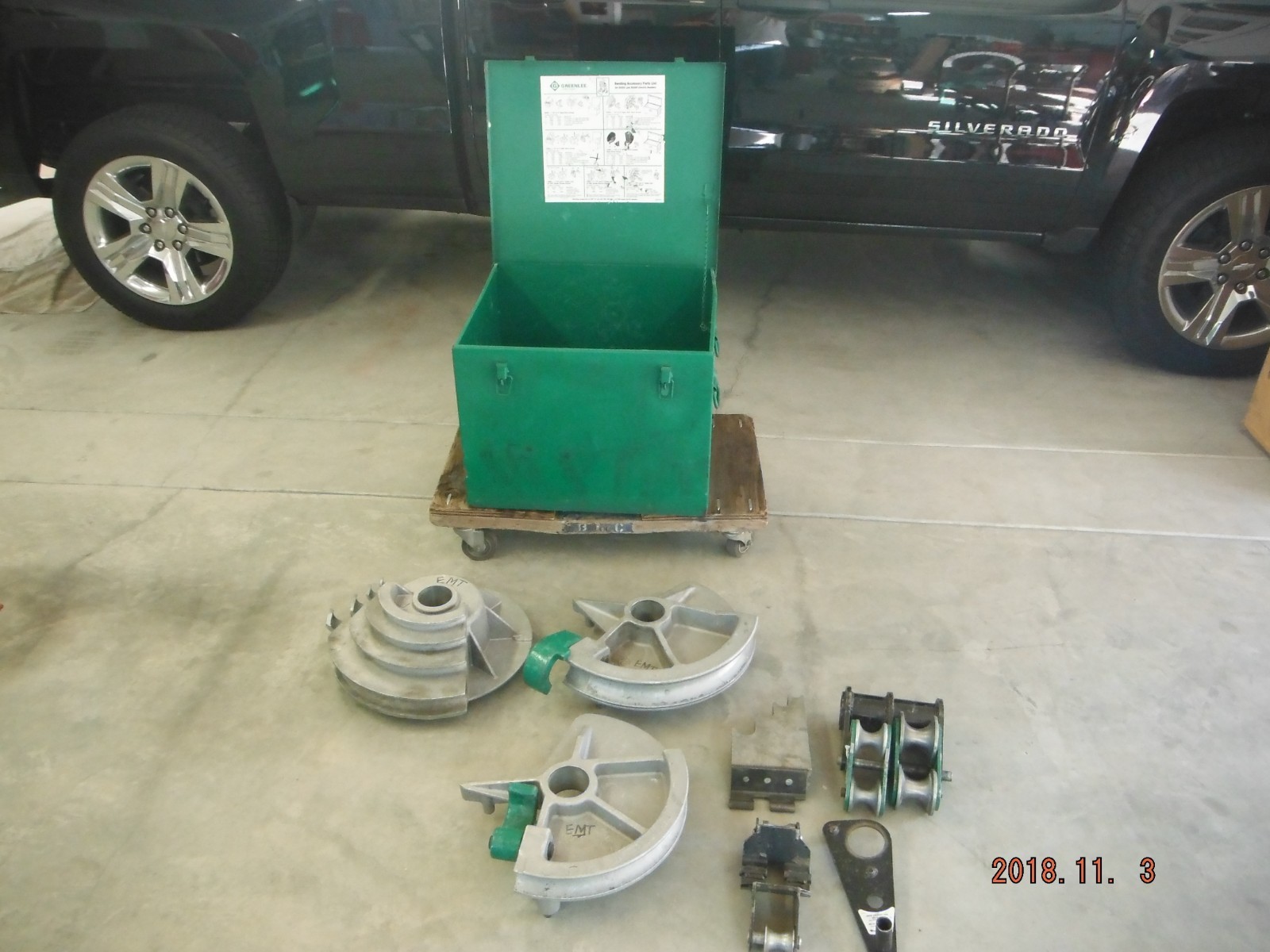 Greenlee 555CX  2 Shoe Groups EMT & IMC-RMC Redlands , CA