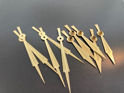 Clock Hands for 6'' Dial NOS set of 5 pairs