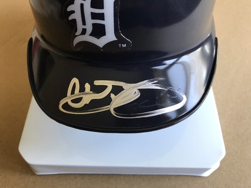 Christian Stewart SIGNED Detroit Tigers Baseball Mini Helmet- PSA/JSA GUARANTEE