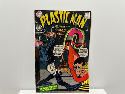 Plastic Man #6 Menace of Mad Mod 1967 DC Comics