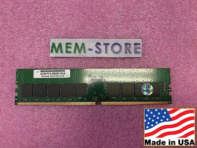 32GB DDR4-3200MHz ECC UDIMM KSM32ED8/32HC Compatible Replacement RAM Memory