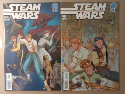 Steam Wars #1 +#2  Antartic Press Entertainment 2013 new .Fred Perry .