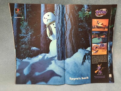 1999 Spyro 2: Ripto's Rage PS1 Playstation 1 Print Ad/Poster Authentic Promo Art