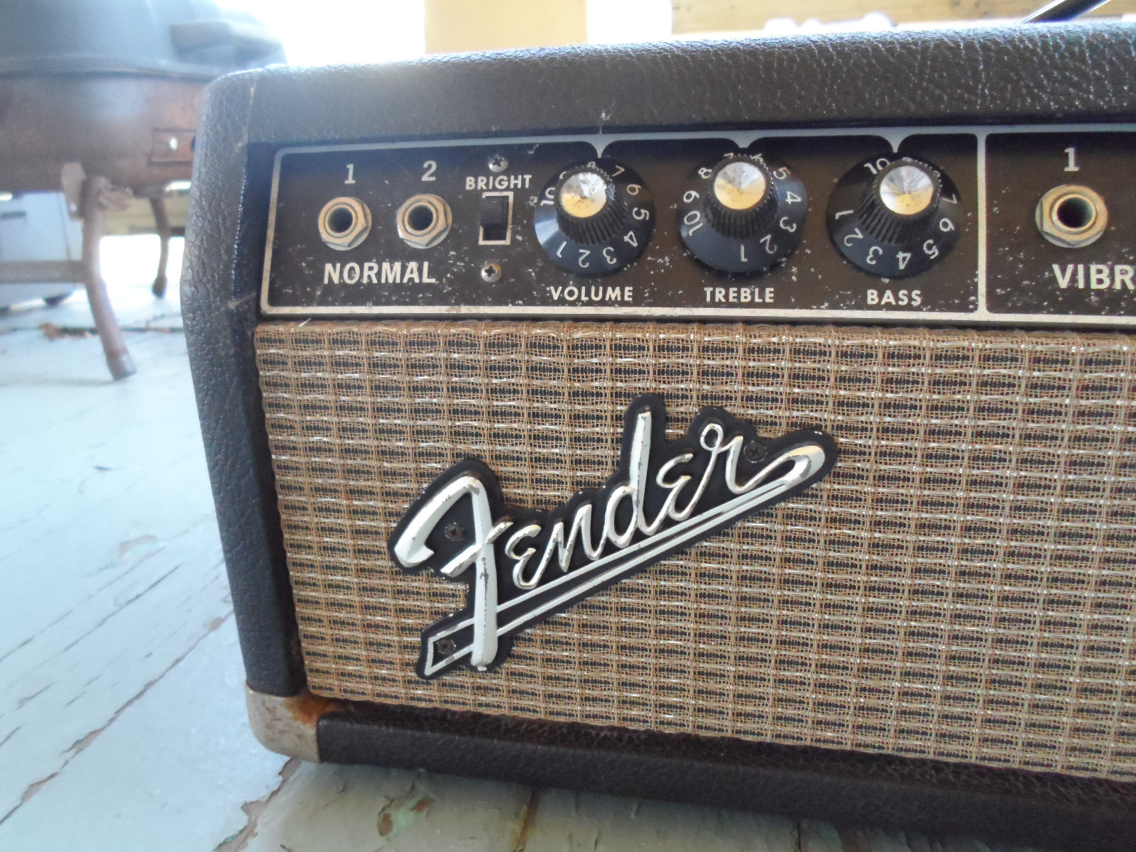 Vintage 1964 Fender Bandmaster Blackface Original Amplifier Head