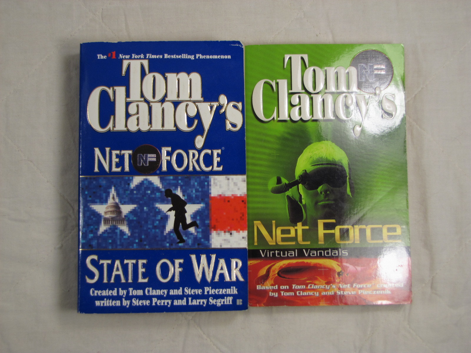 Lot of 4 Tom Clancy Net Force paperbacks