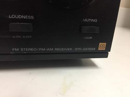 Sony STR-GX7ESII Quartz Lock Digital Synthesizer RECEIVER SPONTANEOUS TWIN DRIVE