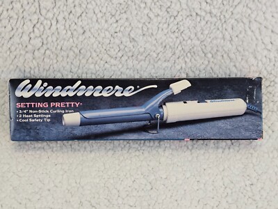 Vintage Windmere Setting Pretty 3/4'' Barrel Non-Stick Curling Iron SP-IT/221