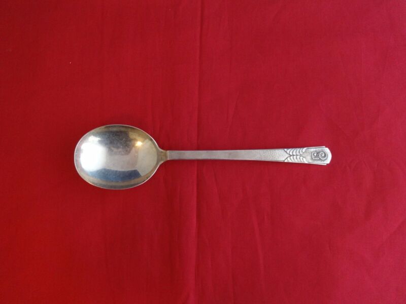 Vilanova by Spanish Sterling .916 Silver Platter Spoon 11 1/4"