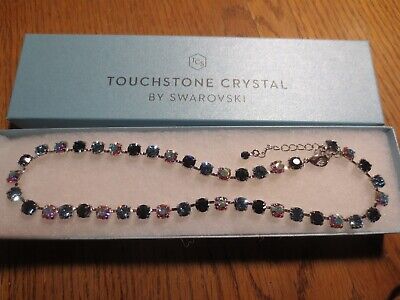 Touchstone Crystal by Swarovski MINI GLITZ SKY Necklace New In Box