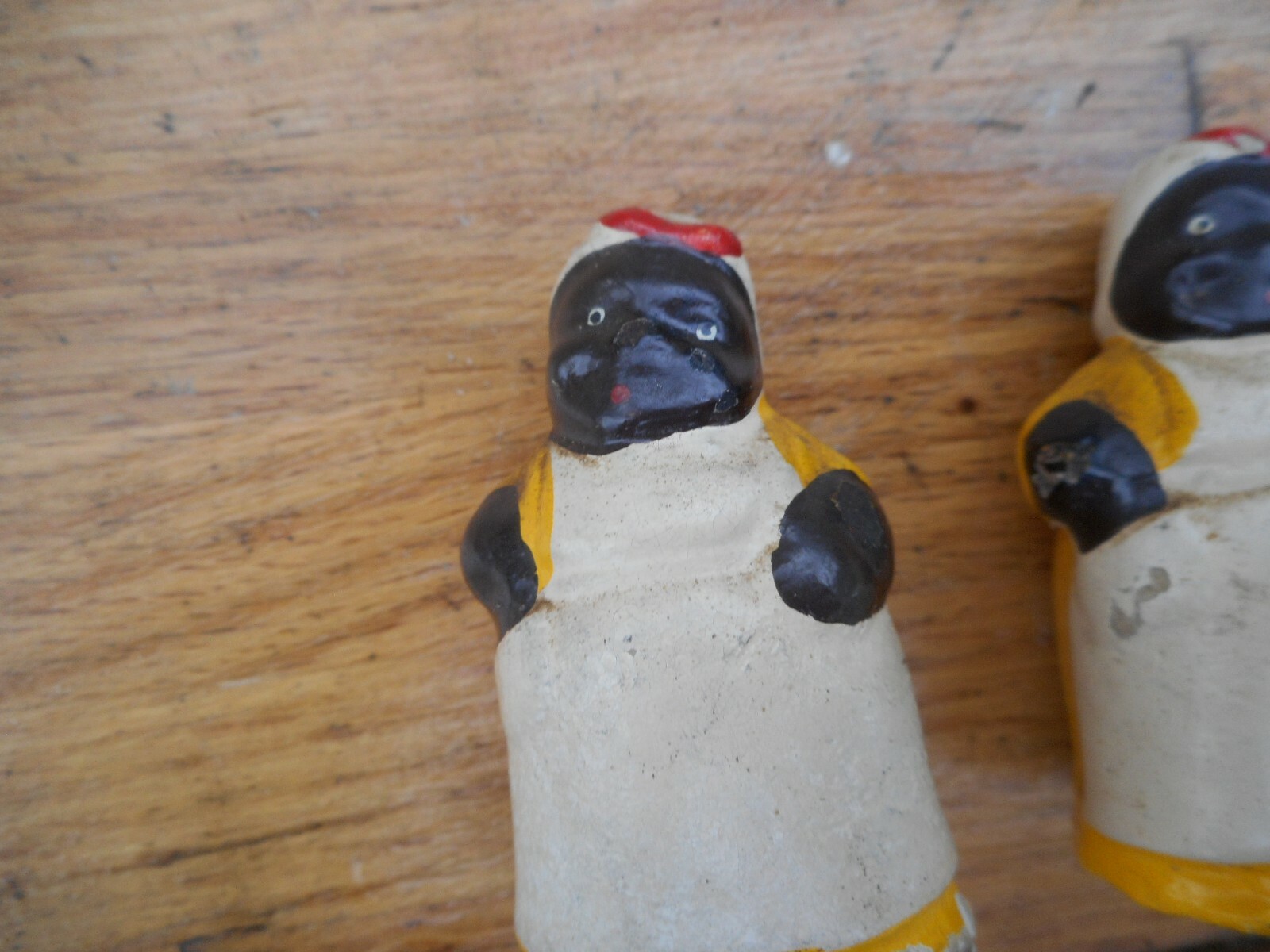 Vintage Black Americana Mammy Aunt Jemima Salt Pepper Shakers Rare