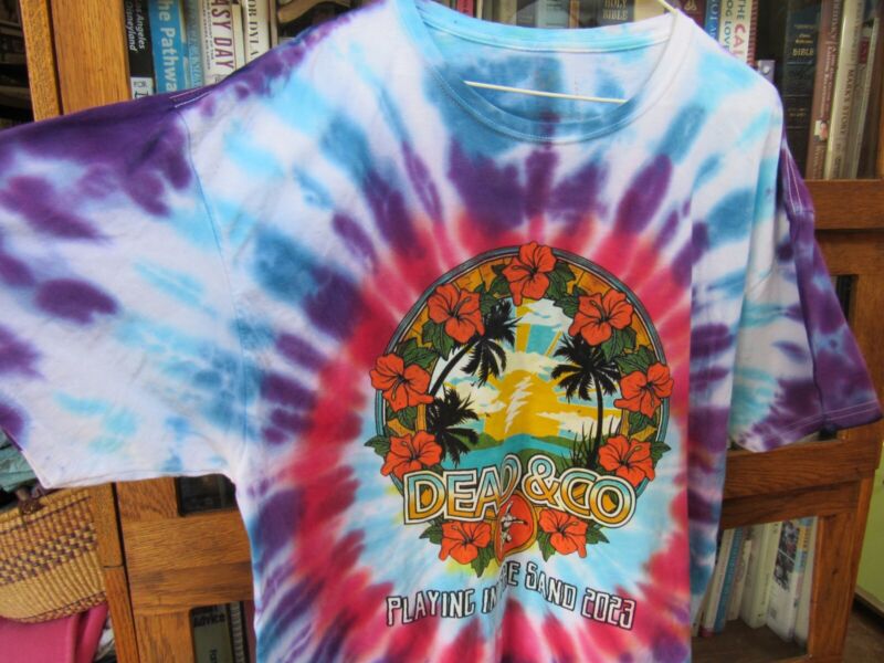Dead & Co 2023 Concert Tour Shirt Adult XL Tie Dye Front Back Design Grateful