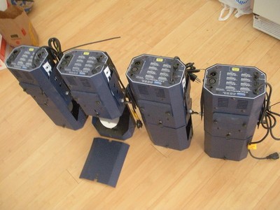 (2) American DJ, DJ Scan Lighting- New, Never Used, Vintage, Halogen Bulbs