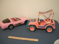 pink barbie corvette 1990