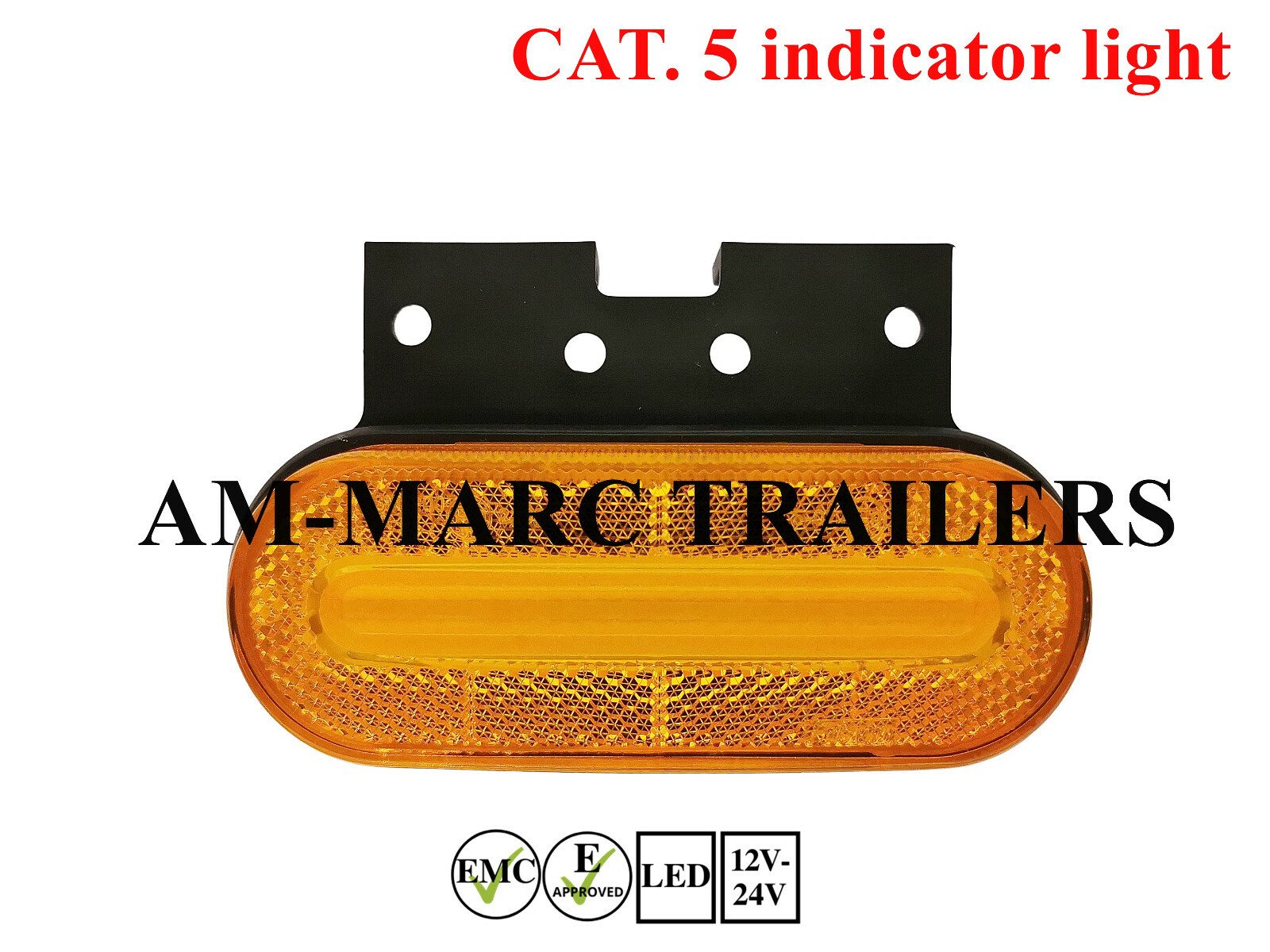 CAT 5 Approved Combined Led Amber Side Marker Indicator Lamp