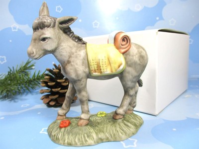 Berta Hummel Nativity Donkey BH26M Goebel Porcelain Figurine Box