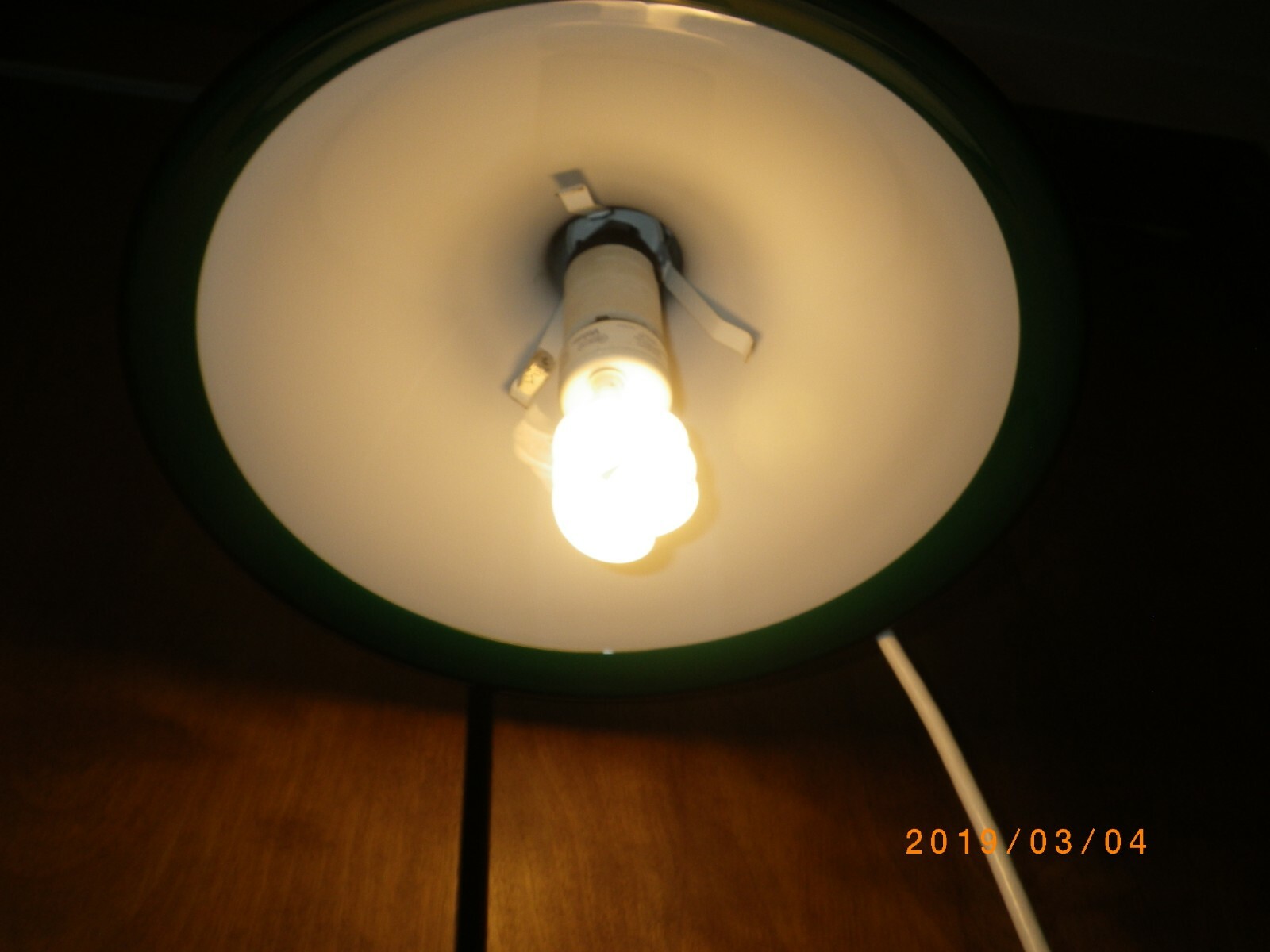 Old HOLMEGAARD Pendant Green GLASS Ceiling Danish LAMP Mid Century MICHAEL BANG