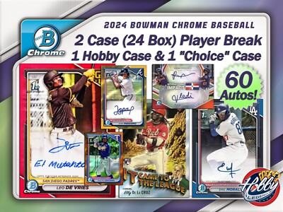Drew Gilbert NYM 2024 BOWMAN CHROME 2 Case (24 Box) Player Break#5