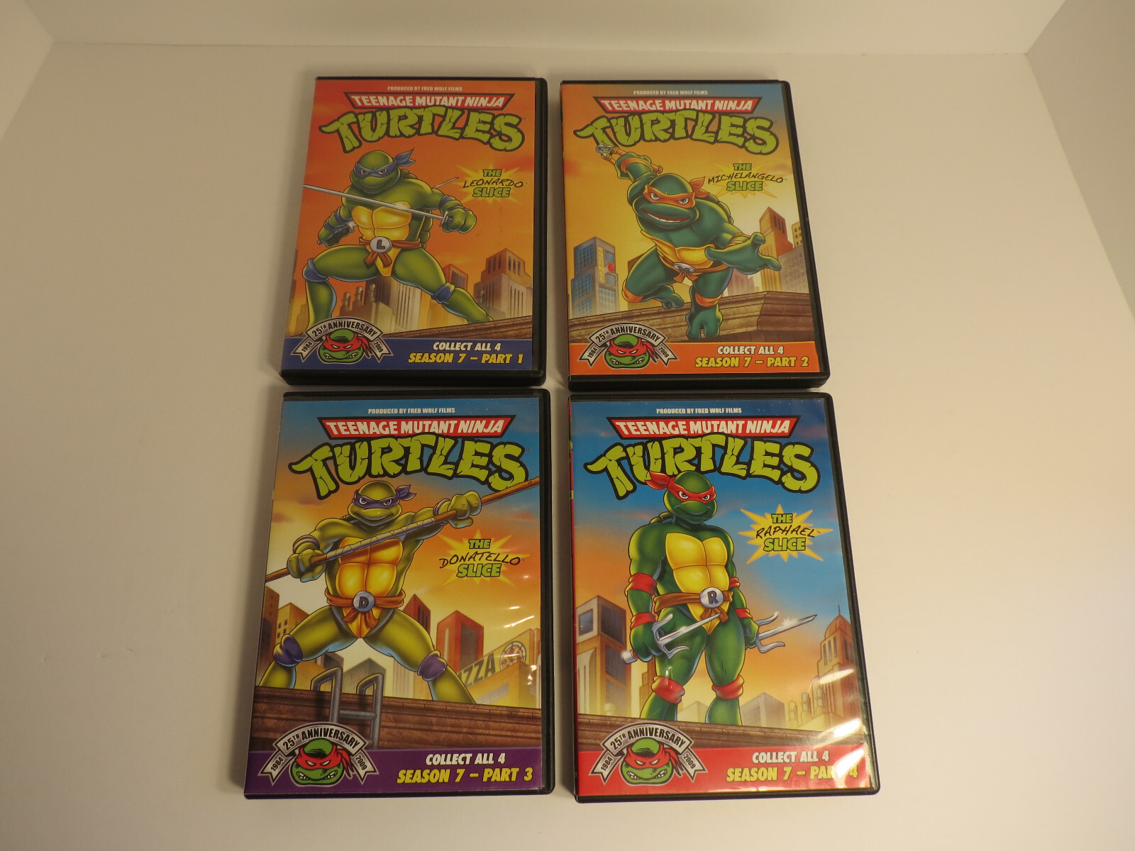 TMNT DVD Teenage Mutant Ninja Turtles Season 7 Part 1 2 3