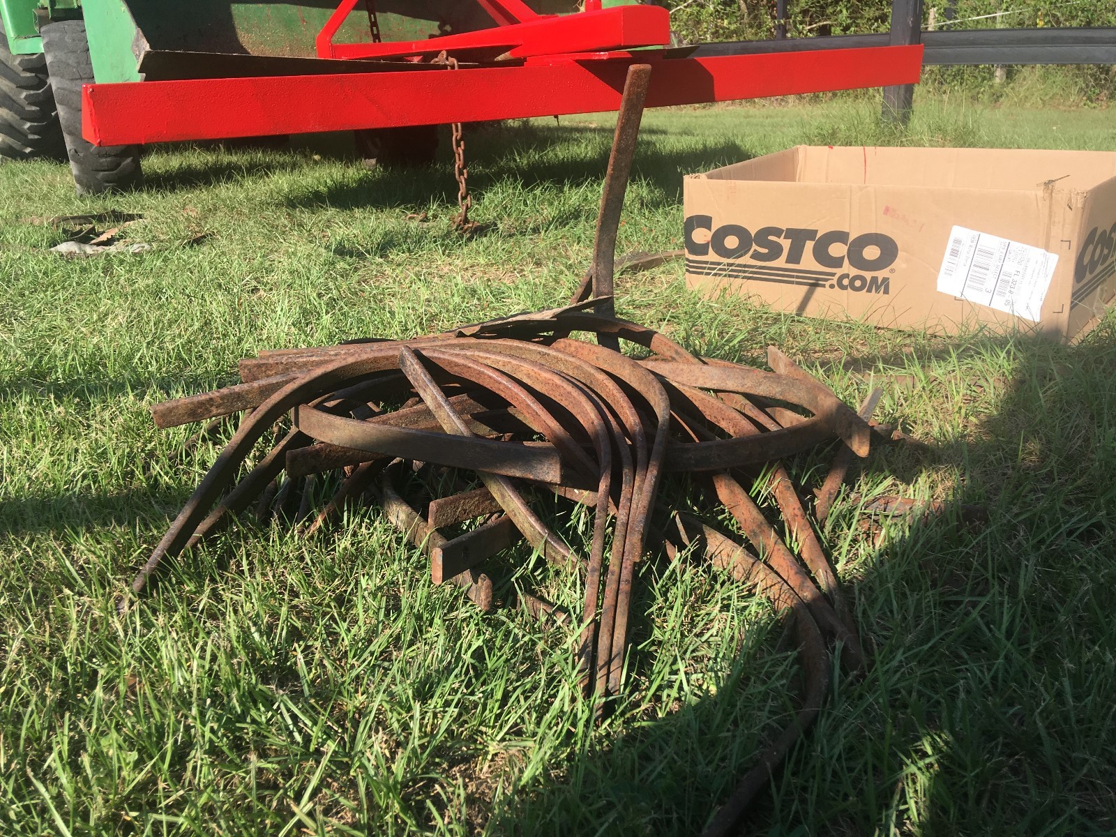 King Kutter Landscape Rake-84in Replaced original bolts with new schedule eight