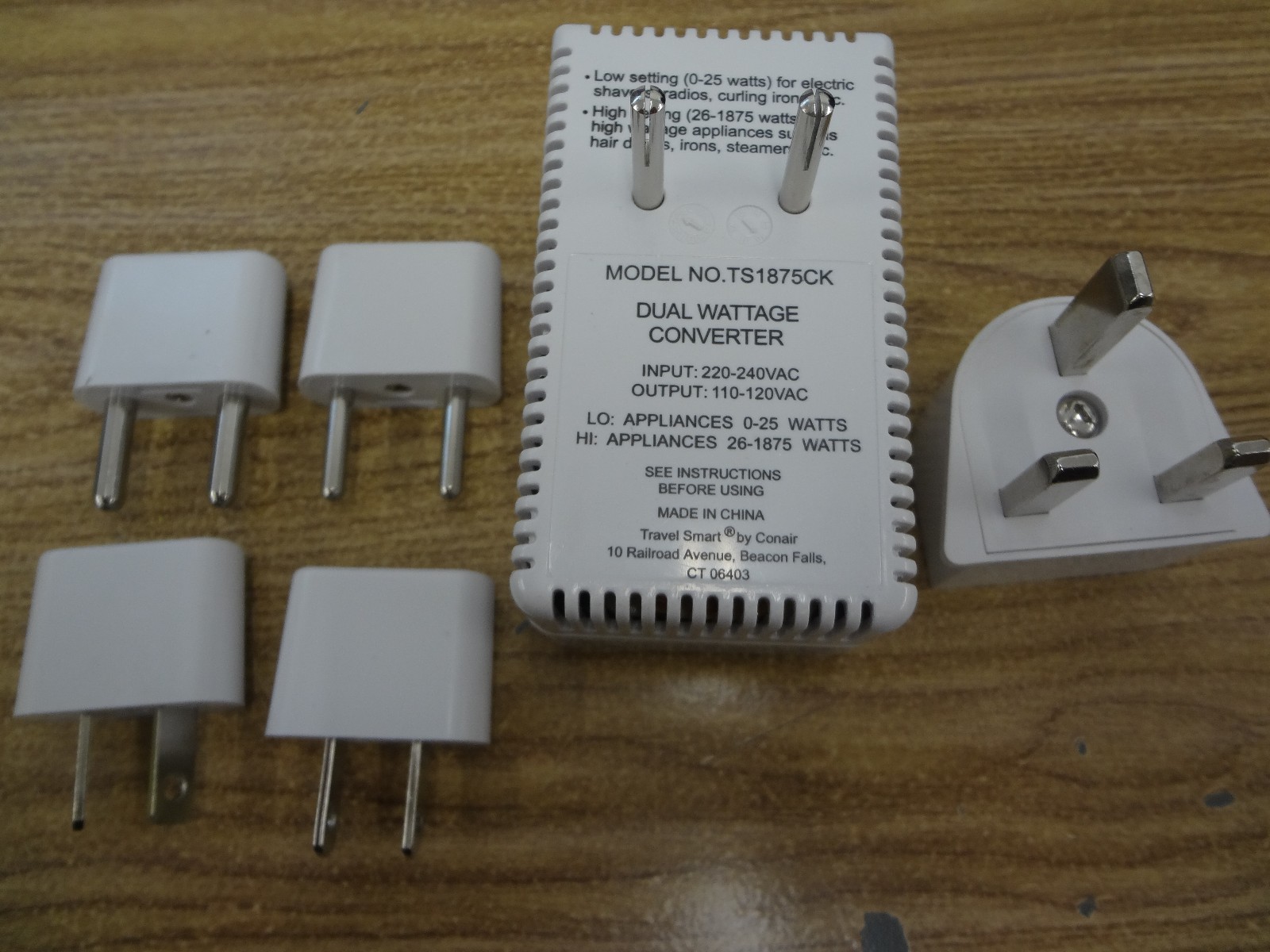 Conair Travel Smart 1875 watt International Converter Set (L43)