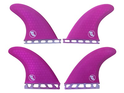 SALE! Cardiff Fin Co Medium Quad - Honeycomb - Light Purple  - Fits FUT