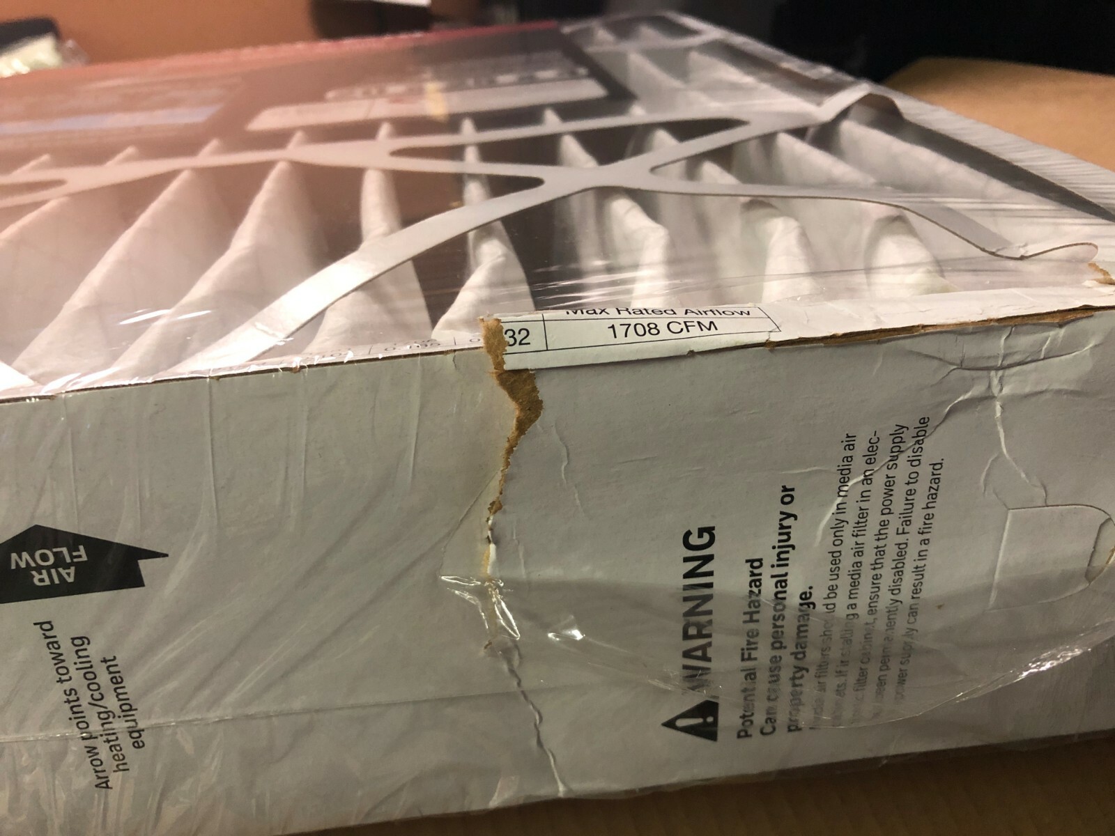 3 Pack Honeywell 20 x 25 x 4 Electrostatic Air Cleaner Filter